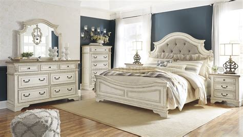 Ashley Furniture Distressed Bedroom Set